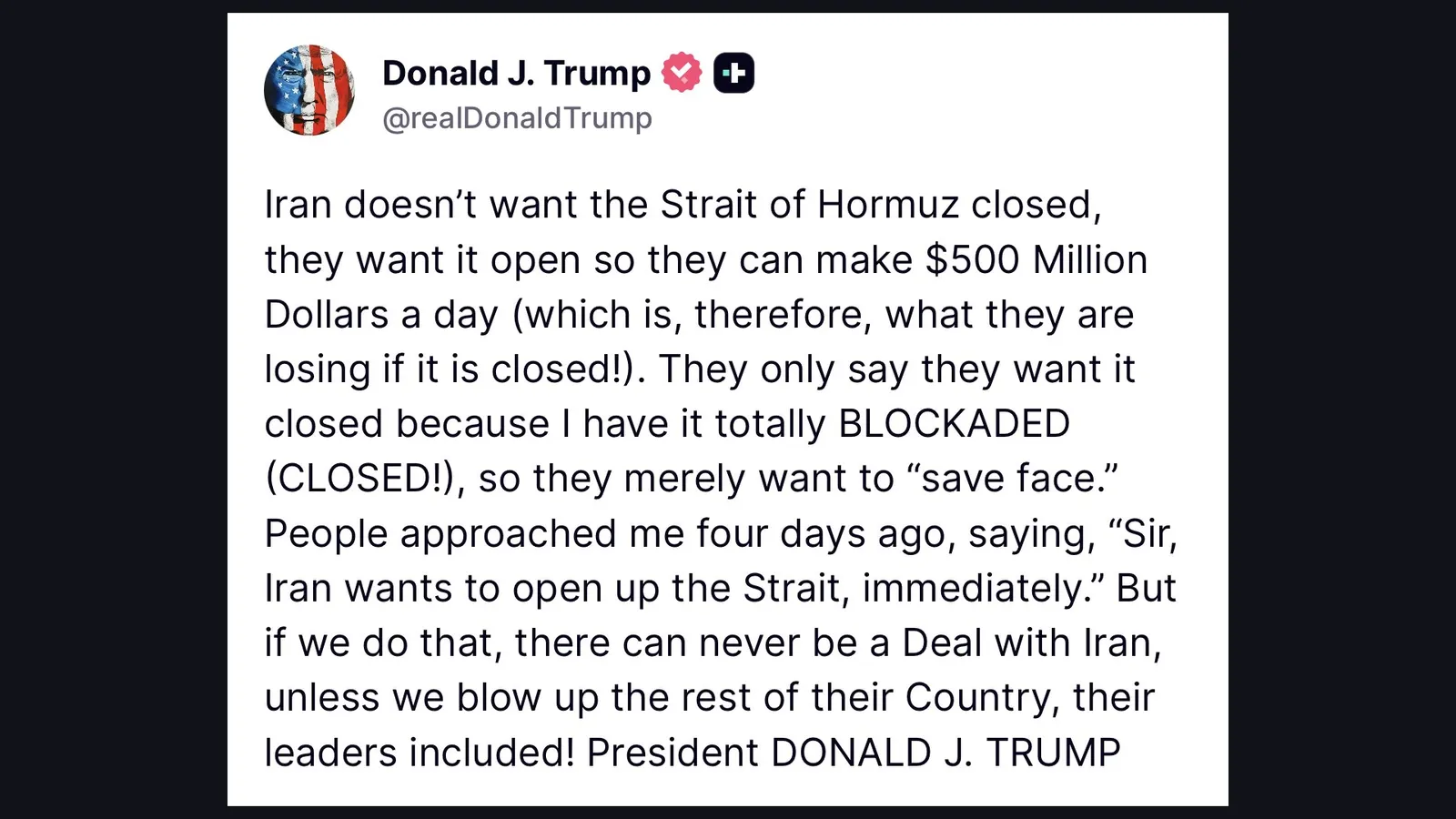 Trump Post